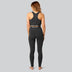 Bamboe top in antracietgrijs voor dames