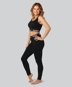 Bamboe top in zwart voor dames