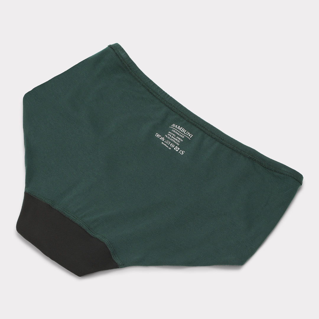 Bambuni bamboe incontinentiebroekjes in groen voor vrouwen