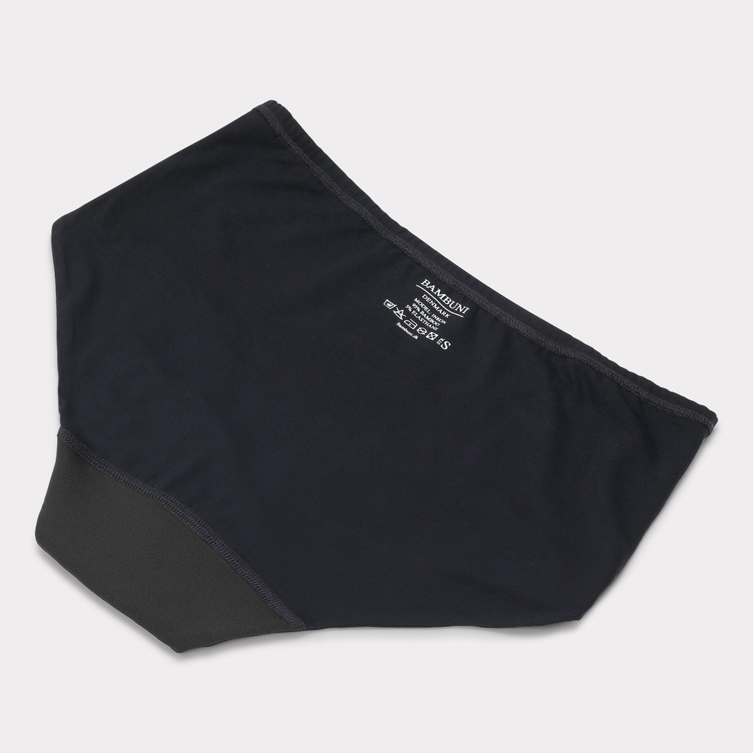 Bambuni bamboe incontinentieonderbroekjes voor dames in marineblauw