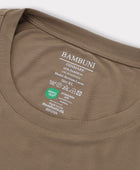 Bambuni bambus oversize t-shirt sand mænd carelabel