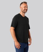 Bambuni bambus oversize t-shirt sort mænd