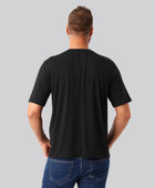 Bambuni bambus oversize t-shirt sort mand