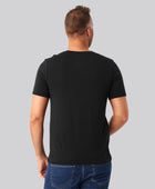 Bambuni bambus t-shirt o-hals sort mand