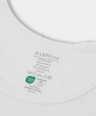 Bambuni bambus undertrøje slimfit hvid mænd carelabel