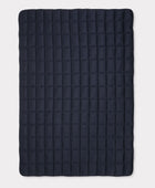 Verzwaarde bamboe deken marineblauw 140x200