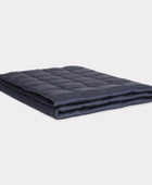 Verzwaarde bamboe deken marineblauw 140x200