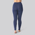 Bamboe leggings met verborgen elastiek in marineblauw voor dames
