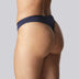 Bamboe teenslipper in marineblauw