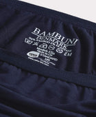 Bamboe teenslipper in marineblauw