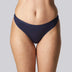 Bamboe teenslipper in marineblauw