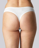 Bamboe string in wit