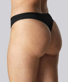 Bamboe string in zwart