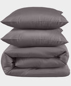 Bamboe tweepersoonsbed in colagrijs van Bambuni