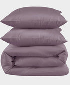 Bamboe tweepersoonsbedlinnen in een zure tint van Bambuni