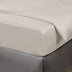 Bamboe hoeslaken in beige