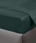 Bamboe hoeslaken in groen