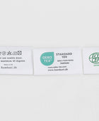 Bamboe hoeslaken in wit