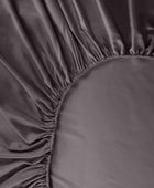 Bamboe hoeslaken in antracietgrijs