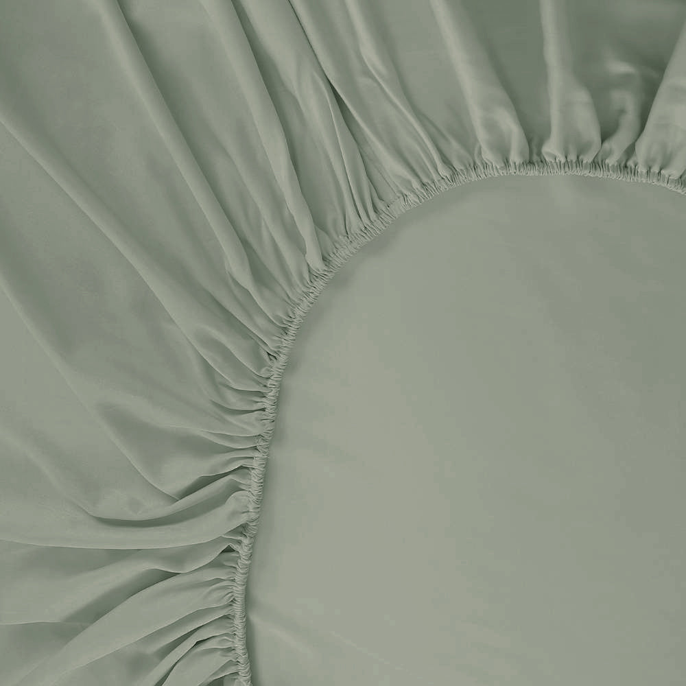 Bamboevormig vel in olijfgroen