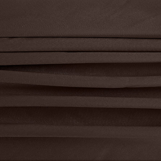 Bamboe plat laken in kastanjebruine kleur