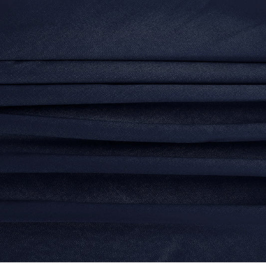 Bamboe hoeslaken in marineblauw