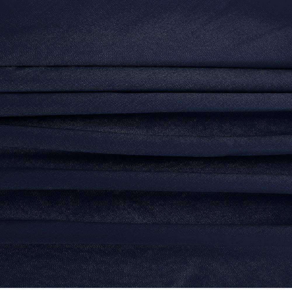 Bamboe hoeslaken in marineblauw