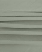 Bamboe plat laken in olijfgroen