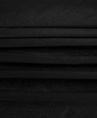 Bamboe plat laken in zwart