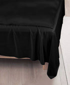 Bamboe plat laken in zwart