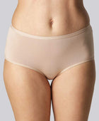 Hipster slipje van bamboe in beige