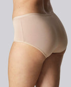 Hipster slipje van bamboe in beige