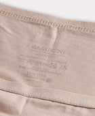 Hipster slipje van bamboe in beige