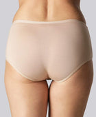 Hipster slipje van bamboe in beige