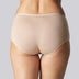 Hipster slipje van bamboe in beige