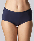 Hipster slip van bamboe in marineblauw