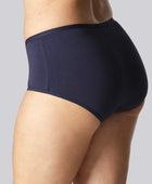 Hipster slip van bamboe in marineblauw