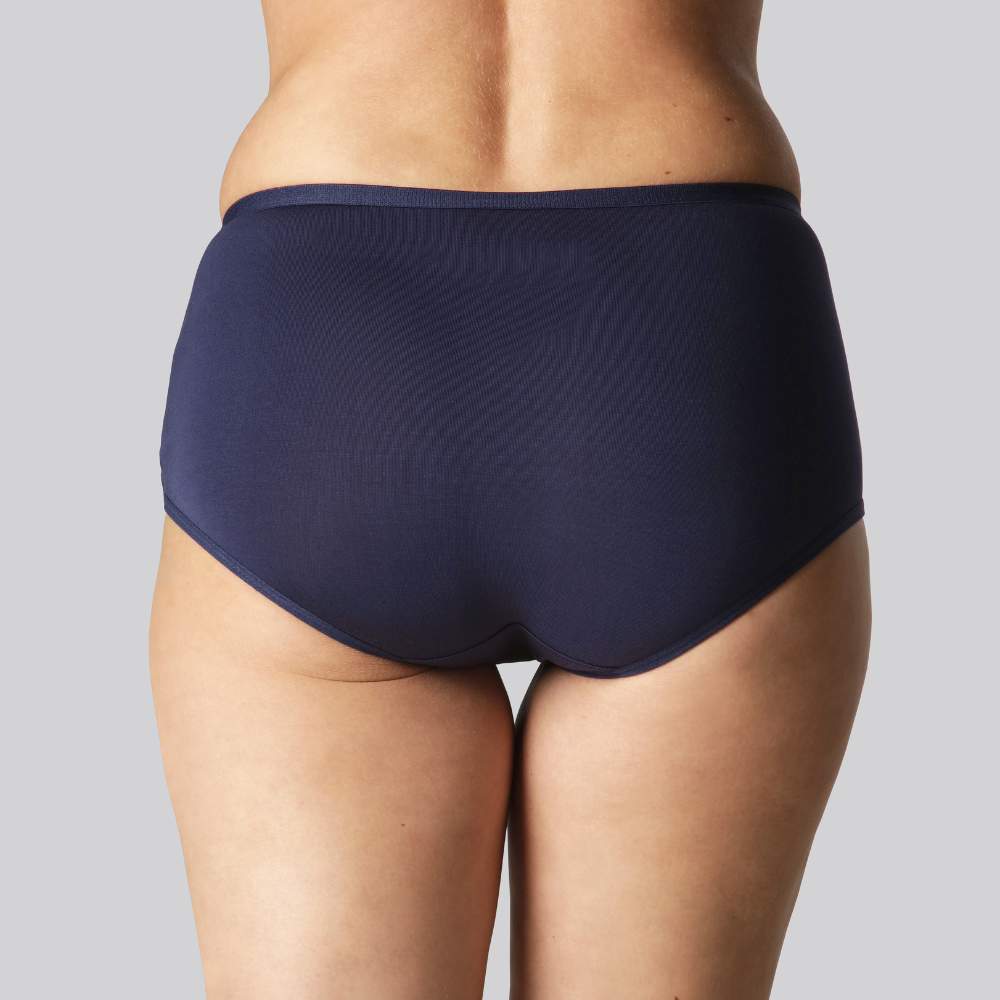 Hipster slip van bamboe in marineblauw