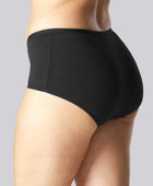 Hipster slipje van bamboe in zwart