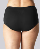 Hipster slipje van bamboe in zwart