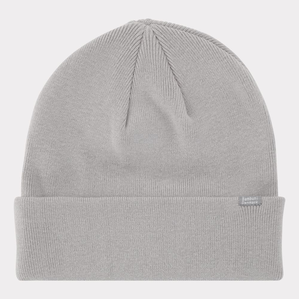 Bamboe hoed in lichtgrijs