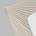 Bamboe hoeslaken - beige - 1