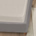 Bamboe hoeslaken in beige