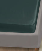 Bamboe hoeslaken in groen