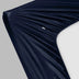 Bamboe hoeslaken in marineblauw