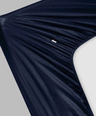 Bamboe hoeslaken in marineblauw