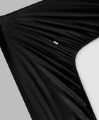 Bamboe hoeslaken in zwart