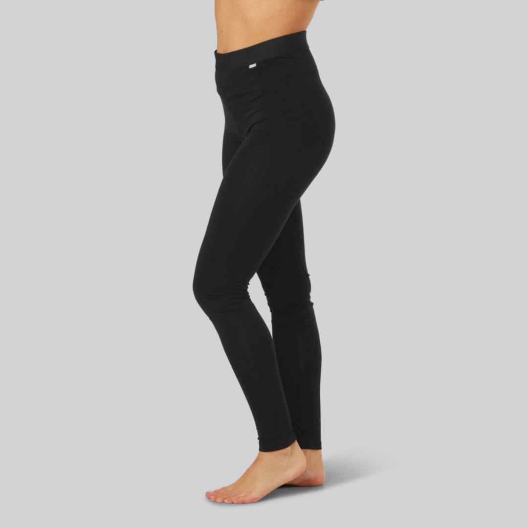Bamboe legging in zwart voor dames