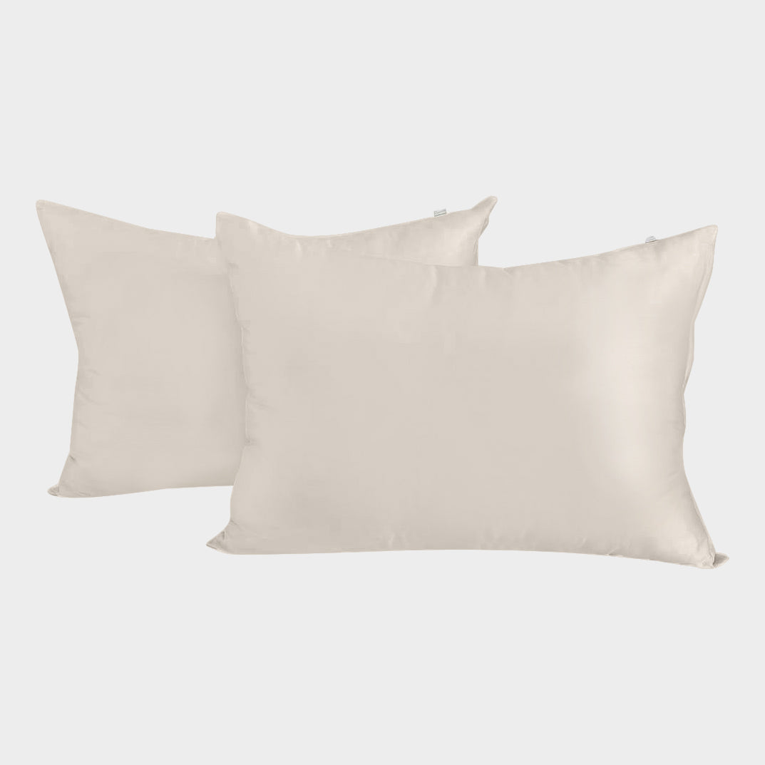 Bamboe kussensloop 50x70 cm in beige