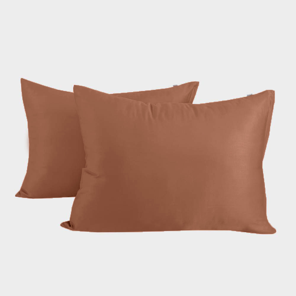 Bamboe kussensloop 50x70 cm in oranje